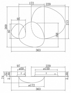 Бра Maytoni Jack-stone MOD314WL-L8N3K в Ноябрьске - noyabrsk.mebel24.online | фото 5