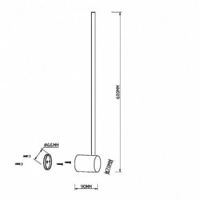 Бра Maytoni Light stick MOD237WL-L6B3K в Ноябрьске - noyabrsk.mebel24.online | фото 3