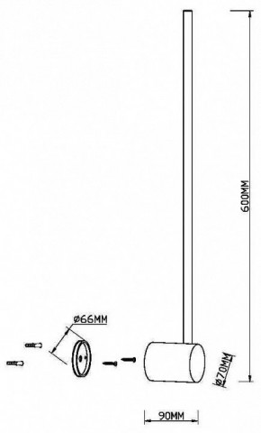 Бра Maytoni Light stick MOD237WL-L6BS3K в Ноябрьске - noyabrsk.mebel24.online | фото 4