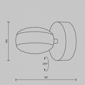 Бра Maytoni Mind MOD299WL-L10BC3K в Ноябрьске - noyabrsk.mebel24.online | фото 4