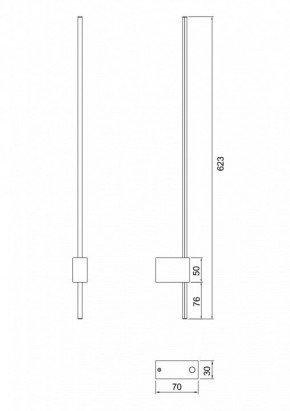 Бра Maytoni Pars C070WL-L6GB3K в Ноябрьске - noyabrsk.mebel24.online | фото 3