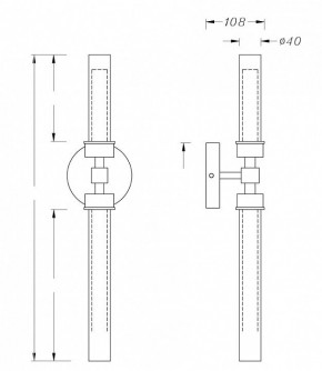 Бра Maytoni Stelo MOD116WL-L7B3K в Ноябрьске - noyabrsk.mebel24.online | фото 3