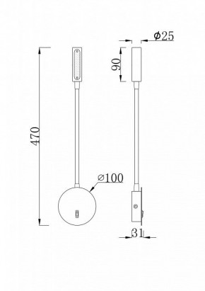 Бра Maytoni Stem C035WL-L3W3K в Ноябрьске - noyabrsk.mebel24.online | фото 6