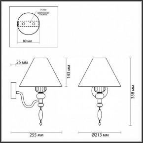 Бра Odeon Light Sochi 4896/1W в Ноябрьске - noyabrsk.mebel24.online | фото 4