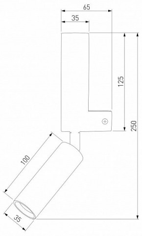 Бра с подсветкой Eurosvet Pitch 40020/1 LED латунь в Ноябрьске - noyabrsk.mebel24.online | фото 3