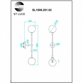 Бра ST-Luce Chieti SL1506.201.02 в Ноябрьске - noyabrsk.mebel24.online | фото 5