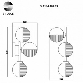 Бра ST-Luce Todo SL1184.401.03 в Ноябрьске - noyabrsk.mebel24.online | фото 6
