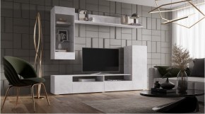 ДАЛЛАС Гостиная (модульная) цемент светлый в Ноябрьске - noyabrsk.mebel24.online | фото