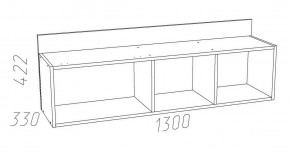 Детская Оливия Полка НМ 011.38-01 Х в Ноябрьске - noyabrsk.mebel24.online | фото 3