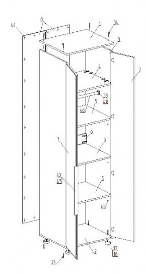 Детская "Лео" (модульная) в Ноябрьске - noyabrsk.mebel24.online | фото 9