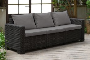 Диван Калифорния 3-х местный (California 3 Sofa), графит в Ноябрьске - noyabrsk.mebel24.online | фото 1