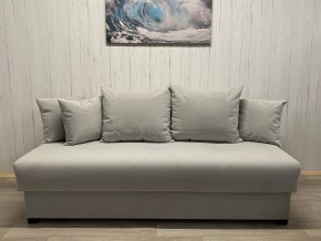 Диван Комфорт-1 (НПБ) велюр Luma 13 св.серый в Ноябрьске - noyabrsk.mebel24.online | фото