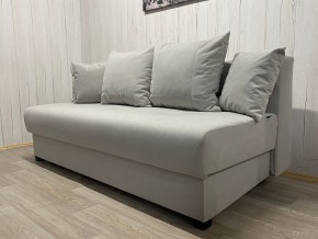 Диван Комфорт-1 (НПБ) велюр Luma 13 св.серый в Ноябрьске - noyabrsk.mebel24.online | фото 2