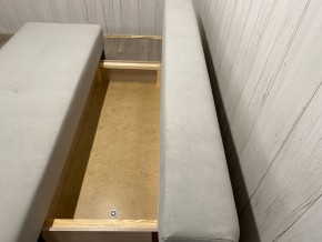 Диван Комфорт-1 (НПБ) велюр Luma 13 св.серый в Ноябрьске - noyabrsk.mebel24.online | фото 6