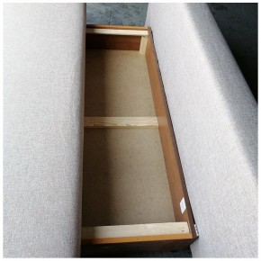 Диван-кровать Комфорт без подлокотников (4 подушки) DENIM в Ноябрьске - noyabrsk.mebel24.online | фото 3