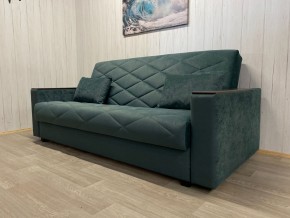 Диван Престиж-15 (НПБ+МДФ) велюр Sensey bottle green в Ноябрьске - noyabrsk.mebel24.online | фото