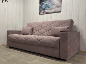 Диван Престиж-15 (НПБ+МДФ) велюр Sensey Elderberry в Ноябрьске - noyabrsk.mebel24.online | фото 1