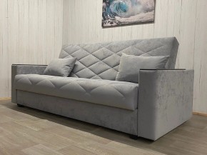 Диван Престиж-15 (НПБ+МДФ) велюр Sensey silver в Ноябрьске - noyabrsk.mebel24.online | фото