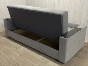 Диван Престиж-15 (НПБ+МДФ) велюр Sensey silver в Ноябрьске - noyabrsk.mebel24.online | фото 4