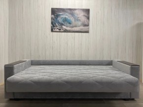 Диван Престиж-15 (НПБ+МДФ) велюр Sensey silver в Ноябрьске - noyabrsk.mebel24.online | фото 5