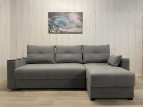 Диван угловой Комфорт-3 (НПБ+МДФ) велюр Galaxy Lite 26 в Ноябрьске - noyabrsk.mebel24.online | фото