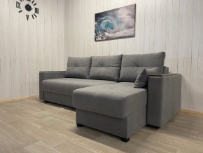 Диван угловой Комфорт-3 (НПБ+МДФ) велюр Galaxy Lite 26 в Ноябрьске - noyabrsk.mebel24.online | фото 2