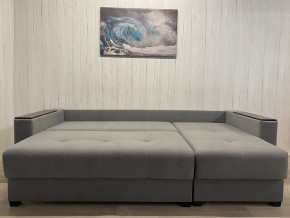 Диван угловой Комфорт-3 (НПБ+МДФ) велюр Galaxy Lite 26 в Ноябрьске - noyabrsk.mebel24.online | фото 4
