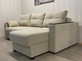 Диван угловой Комфорт-3 (НПБ+МДФ) велюр Luma 01 в Ноябрьске - noyabrsk.mebel24.online | фото 2