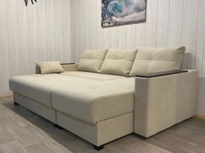 Диван угловой Комфорт-3 (НПБ+МДФ) велюр Luma 01 в Ноябрьске - noyabrsk.mebel24.online | фото 4