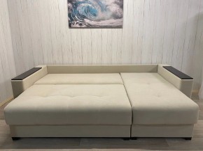Диван угловой Комфорт-3 (НПБ+МДФ) велюр Luma 01 в Ноябрьске - noyabrsk.mebel24.online | фото 6
