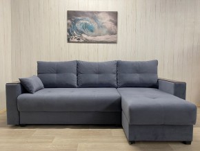 Диван угловой Комфорт-3 (НПБ+МДФ) велюр Monaco 13 в Ноябрьске - noyabrsk.mebel24.online | фото