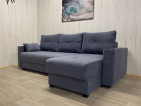 Диван угловой Комфорт-3 (НПБ+МДФ) велюр Monaco 13 в Ноябрьске - noyabrsk.mebel24.online | фото 2