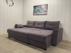 Диван угловой Комфорт-3 (НПБ+МДФ) велюр Monaco 8 в Ноябрьске - noyabrsk.mebel24.online | фото 2