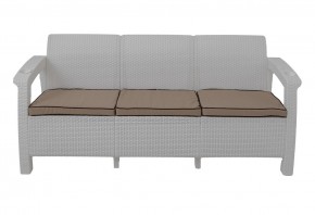 Диван Yalta Premium Sofa 3 Set (Ялта) белый (+подушки под спину) в Ноябрьске - noyabrsk.mebel24.online | фото 2