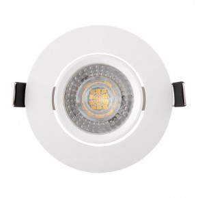 DK3020-WH Встраиваемый светильник, IP 20, 10 Вт, GU5.3, LED, белый, пластик в Ноябрьске - noyabrsk.mebel24.online | фото 1