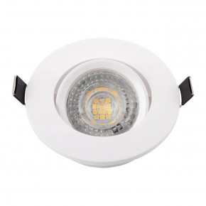 DK3020-WH Встраиваемый светильник, IP 20, 10 Вт, GU5.3, LED, белый, пластик в Ноябрьске - noyabrsk.mebel24.online | фото 4
