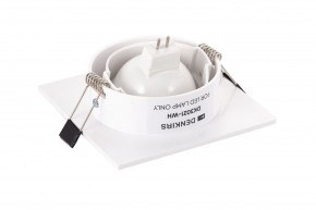 DK3021-WH Встраиваемый светильник, IP 20, 10 Вт, GU5.3, LED, белый, пластик в Ноябрьске - noyabrsk.mebel24.online | фото 3
