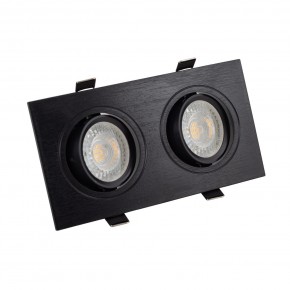 DK3022-BK Встраиваемый светильник, IP 20, 10 Вт, GU5.3, LED, черный, пластик в Ноябрьске - noyabrsk.mebel24.online | фото 1