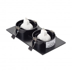 DK3022-BK Встраиваемый светильник, IP 20, 10 Вт, GU5.3, LED, черный, пластик в Ноябрьске - noyabrsk.mebel24.online | фото 3