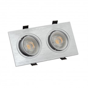 DK3022-CM Встраиваемый светильник, IP 20, 10 Вт, GU5.3, LED, серый, пластик в Ноябрьске - noyabrsk.mebel24.online | фото 1