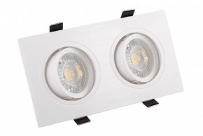 DK3022-WH Встраиваемый светильник, IP 20, 10 Вт, GU5.3, LED, белый, пластик в Ноябрьске - noyabrsk.mebel24.online | фото 1