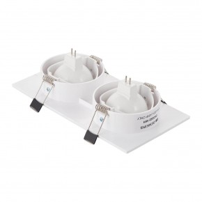 DK3022-WH Встраиваемый светильник, IP 20, 10 Вт, GU5.3, LED, белый, пластик в Ноябрьске - noyabrsk.mebel24.online | фото 3