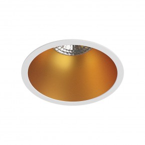 DK3026-WG Встраиваемый светильник, IP 20, 10 Вт, GU5.3, LED, белый/золотой, пластик в Ноябрьске - noyabrsk.mebel24.online | фото 1