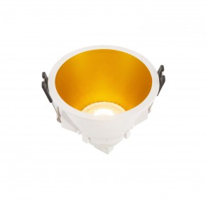 DK3026-WG Встраиваемый светильник, IP 20, 10 Вт, GU5.3, LED, белый/золотой, пластик в Ноябрьске - noyabrsk.mebel24.online | фото 3