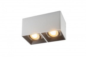 DK3035-WB Светильник накладной IP 20, 10 Вт, GU5.3, LED, белый/черный, пластик в Ноябрьске - noyabrsk.mebel24.online | фото 1
