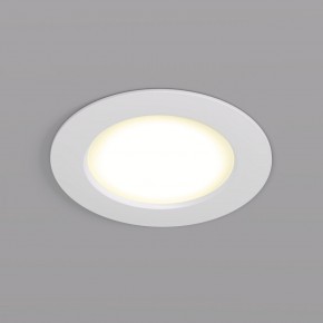 DK3046-WH Встраиваемый светильник, IP 20, 5Вт, LED, белый, пластик в Ноябрьске - noyabrsk.mebel24.online | фото 1