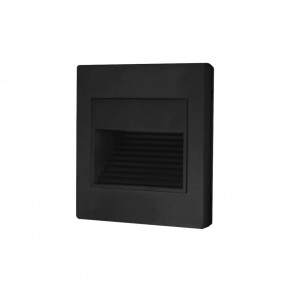DK3050-BK Светильник встраиваемый в стену, IP 20, LED 3000, 1 Вт, черный пластик в Ноябрьске - noyabrsk.mebel24.online | фото