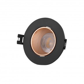 DK3061-BBR Встраиваемый светильник, IP 20, 10 Вт, GU5.3, LED, черный/бронзовый, пластик в Ноябрьске - noyabrsk.mebel24.online | фото 1