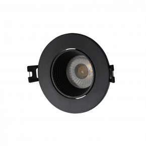 DK3061-BK Встраиваемый светильник, IP 20, 10 Вт, GU5.3, LED, черный/черный, пластик в Ноябрьске - noyabrsk.mebel24.online | фото 1