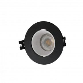 DK3061-BK+WH Встраиваемый светильник, IP 20, 10 Вт, GU5.3, LED, черный/белый, пластик в Ноябрьске - noyabrsk.mebel24.online | фото 1